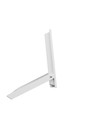 Noctis Lux projektør 100W - neutral hvid, 230V, IP65, 251x207x26mm, hvid