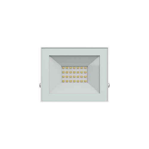 Noctis Lux projektør 20W - neutral hvid, 230V, IP65, 116x92x24 mm, hvid