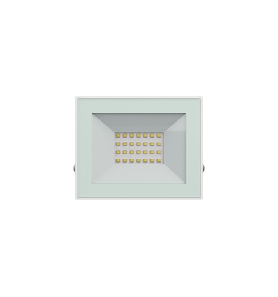 Noctis Lux projektør 20W - neutral hvid, 230V, IP65, 116x92x24 mm, hvid