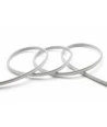 5m 230V vandtæt slim COB strip - tape på bagsiden, 9W/m, IP67, 296 LED/m, op til 50m