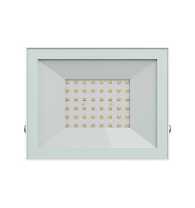 Noctis Lux 4 projektør 50W - neutral hvid, 230V, IP65, 176x137x25mm, hvid