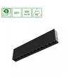Grid S armatur 12W - overflademonteret, CCT, 230V, 40°, IP20, 222x26x60mm, sort, Spectrum