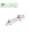 230x34x61mm Grid S indbygningslampe 12W - CCT 230V 40° IP20 hvid Spectrum
