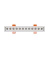 230x34x61mm Grid S indbygningslampe 12W - CCT 230V 40° IP20 hvid Spectrum