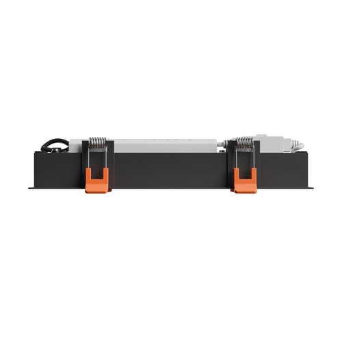 230x34x61mm Grid S indbygningslampe 12W - CCT, 230V, 40°, IP20, sort, Spectrum