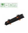 230x34x61mm Grid S indbygningslampe 12W - CCT, 230V, 40°, IP20, sort, Spectrum