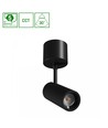 M spot lampe 10W - overflademonteret, CCT, 230V, 30°, IP20, Ø44x145x205mm, sort, Spectrum