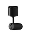 M spot lampe 10W - overflademonteret, CCT, 230V, 30°, IP20, Ø44x145x205mm, sort, Spectrum