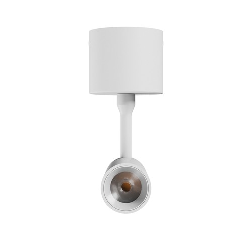 S Spot lampe 6W - overflademonteret, CCT, 230V, 30°, IP20, 35x122x184mm, hvid, Spectrum