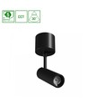 122 Spot lampe 6W - S, overflademonteret, CCT, 230V, 30°, IP20, 35x184mm, sort, Spectrum