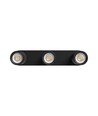 350x70x135mm Madara Altro base loftslampe - 3xGU10, 230V, IP20, sort