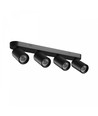 480mm Madara loftslampe - altro base, 4xGU10, 230V, IP20, 70x135mm, sort