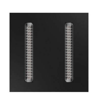 Algine Doppio panel 600x600x35 40W - neutral hvid, 230V, 80°, IP20, sort