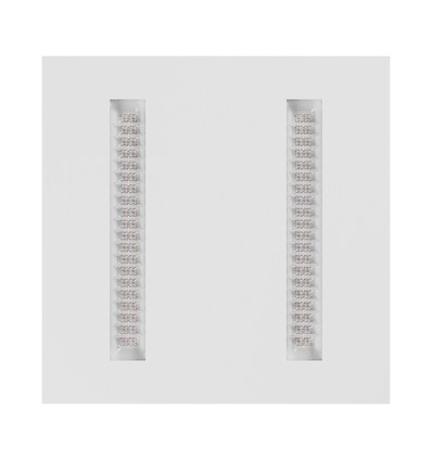 600x600x35 Algine Doppio panel 40W - neutral hvid, 230V, 80°, IP20, hvid