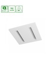 600x600x35 Algine Doppio panel 40W - neutral hvid, 230V, 80°, IP20, hvid