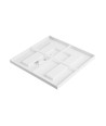 600x600x35 Algine Doppio panel 40W - neutral hvid, 230V, 80°, IP20, hvid