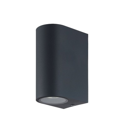 Outlet: EGLO MEDELLIN UDENDØRS VÆGLAMPE (UP/DOWN) I ANTRACIT