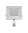 Noctis Lux 4 projektør 50W - neutral hvid, 230V, IP44, 176x221x53mm, hvid, med PIR sensor