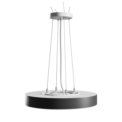 24W Nymphea Optima LED loftslampe, CCT - Sort ring, 112lm/W, Ø30cm, 5 års garanti