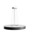 Nymphea Optima loftlampe 36W - CCT, 230V, 120°, IP20, Ø400x50mm, hvid, sort, rund, LED