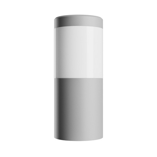 Stella væglampe 6W GU10 - søjle, CCT, 230V, 270°, IP44, IK08, 100x120x245mm, grå, rund, fasadelampe