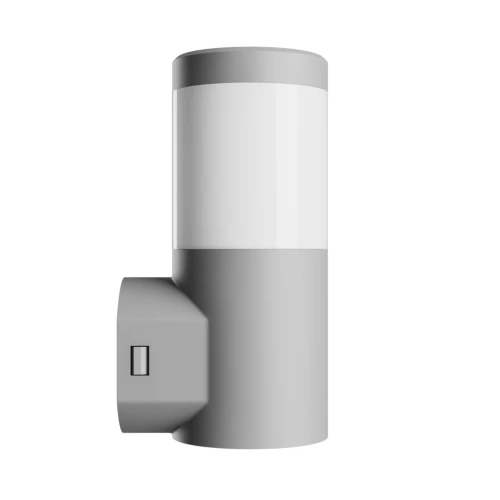 Stella væglampe 6W GU10 - CCT, 230V, IP44, IK08, grå, 100x120x245mm