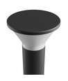 765 Stella Round 6W GU10 - CCT 230V 270°, IP44, IK08, 210x765mm, sort, rundt, havelys