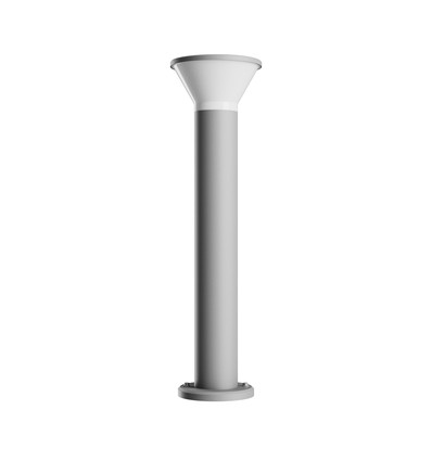 Stella rund 6W GU10 - CCT, 230V, 270°, IP44, IK08, grå, rund havelampe, 210x765mm
