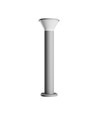 Stella rund 6W GU10 - CCT, 230V, 270°, IP44, IK08, grå, rund havelampe, 210x765mm