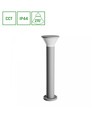 Stella rund 6W GU10 - CCT, 230V, 270°, IP44, IK08, grå, rund havelampe, 210x765mm