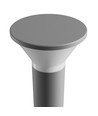 Stella rund 6W GU10 - CCT, 230V, 270°, IP44, IK08, grå, rund havelampe, 210x765mm