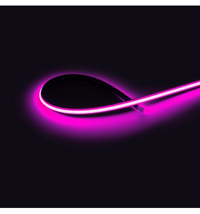 5m 9W/m Pink Dot-free COB-LED strip - IP20, 240 LED pr. meter, 24V, COB LED