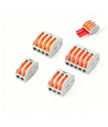 Samlemuffer sæt 46 stk. - 0,32-2,5 mm² til 2/3/4/5 ledninger