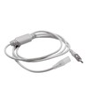 Stik til 230V LED strip (Slim COB) - 2 meter, Inkl. endeprop, 230V