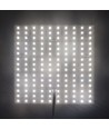 25x25 foldbar RGBW LED ark RA95 15W - 24V DC, IP20