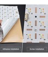 49x24 foldbar RGB+NW LED ark RA95 - 45W, IP20, 24V