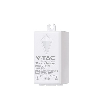 Vt-5129 RF modtager - til trådløse afbrydere