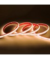 5m 10W/m Vandtæt COB CCT LED strip RA90 - 24V DC, IP68, 576 LED pr. meter