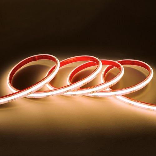 10m 10,5W/m COB CCT LED strip RA90 - 24V DC, IP68, 576 LED pr. meter