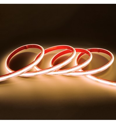 10m 10,5W/m COB CCT LED strip RA90 - 24V DC, IP68, 576 LED pr. meter