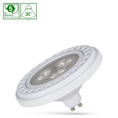 GU10 AR111 20W Premium LED spot, RA90 - 30 grader, hvid, 4000K, 5 års garanti
