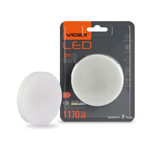 Led pære 12W Gx53 - neutral hvid