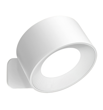 Genopladelig væglampe CCT - 4,5W, Hvid, rund, 360° roterbar, IP20, inkl. lyskilde