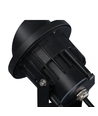 11W LED havelampe - Sort, med spyd, IP65, 12-24V