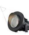 11W LED havelampe - Sort, med spyd, IP65, 24V