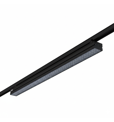 LEDlife 38W LED lysskinne til kontor og butik - Til 3-faset skinner, sort, 170 lm/W, 115 cm