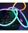 3m RGBIC Neon flex slange - USB, IP20, Komplet sæt, vævet reb, Bluetooth App, fjernbetjening