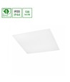 600x600 Algine panel 40W - bagbelyst, med Philips driver, neutral hvid, 230V, 120°, IP44, 26, hvid