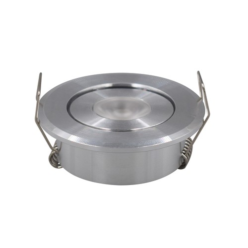 LEDlife 1,5W indbygningsspot - Hul: Ø4,2 cm, Mål: Ø5,2 cm, 2,2 cm høj, dæmpbar, 12V/24V