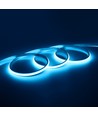 5m 9W/m Lyseblå Dot-free COB-LED strip - 24V DC, IP67, 240 LED/m, 5 års garanti